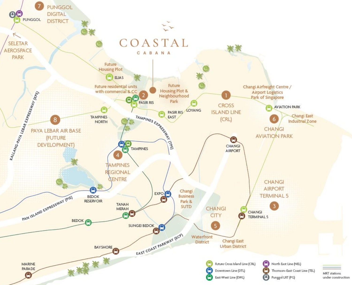 Coastal Cabana EC Location